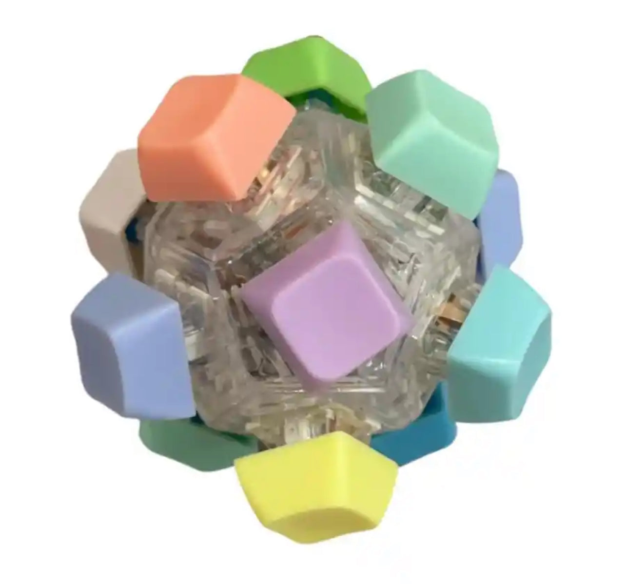 12-Key LED Keyboard Fidget Ball clicky RGB toy