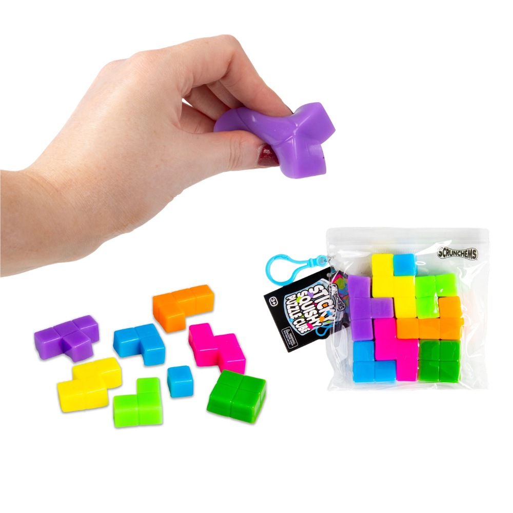 Scrunchems Sticky Squishy Puzzle Cube – Fidget Toy