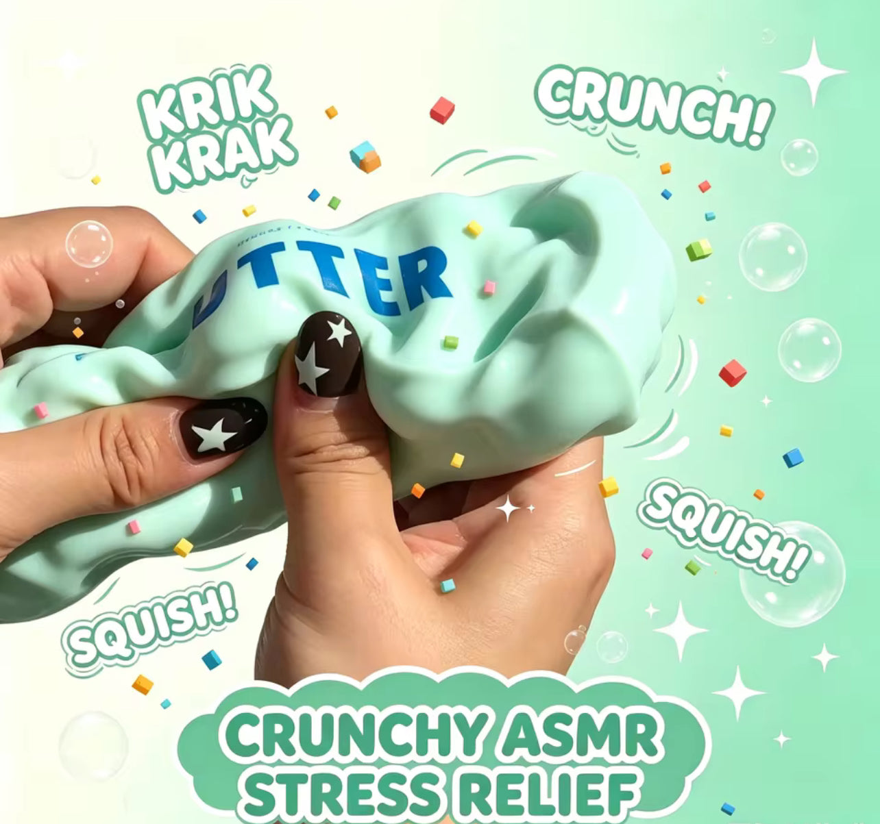 Crunch ASMR Butter Stick – Sensory Squeeze Toy