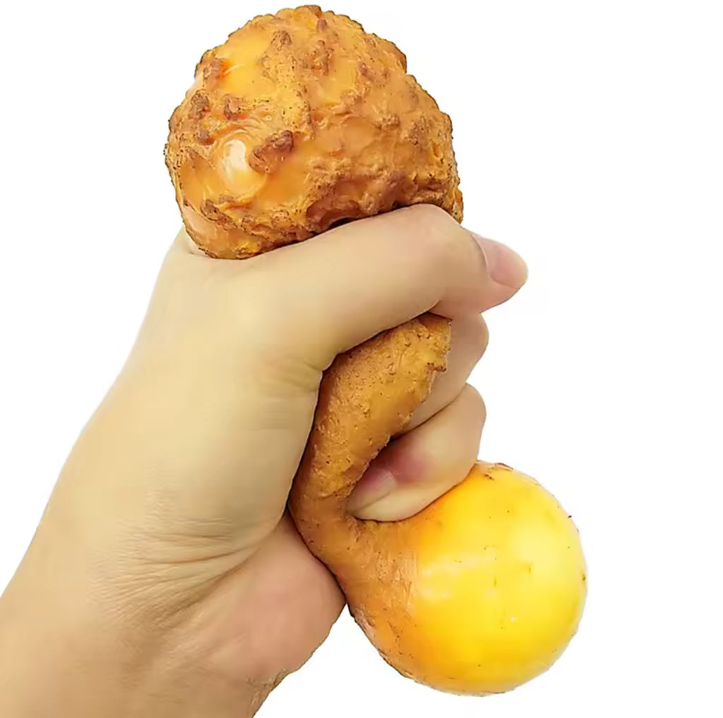 Fried Chicken Squishy – Food-Themed Squeeze Toy