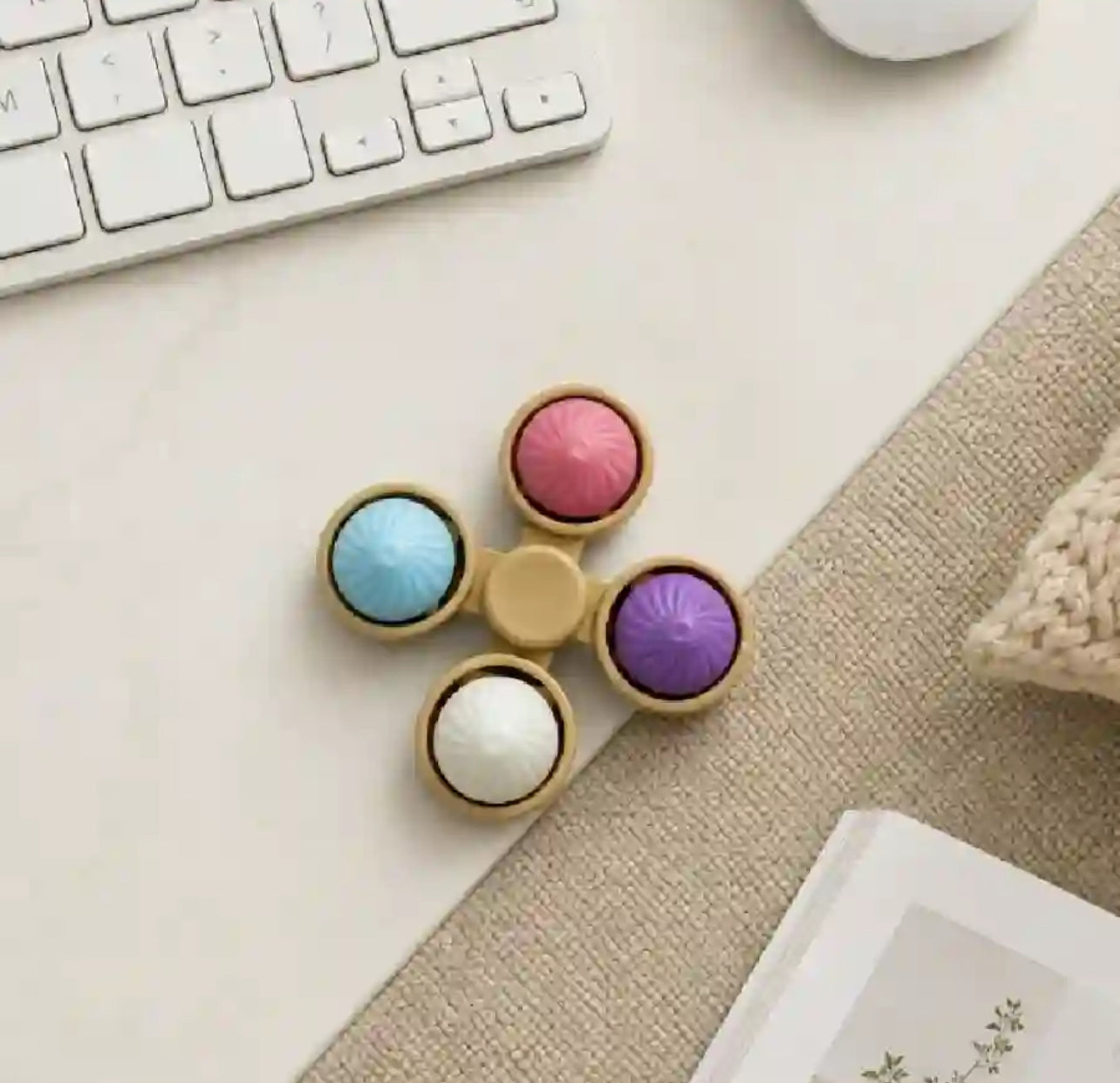 Dumpling spinner fidget toy