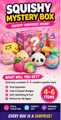 Squishy Mystery Box with 4 to 6 random squishy toys
