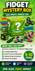 Fidget Mystery Box with 6 to 10 random fidget toys