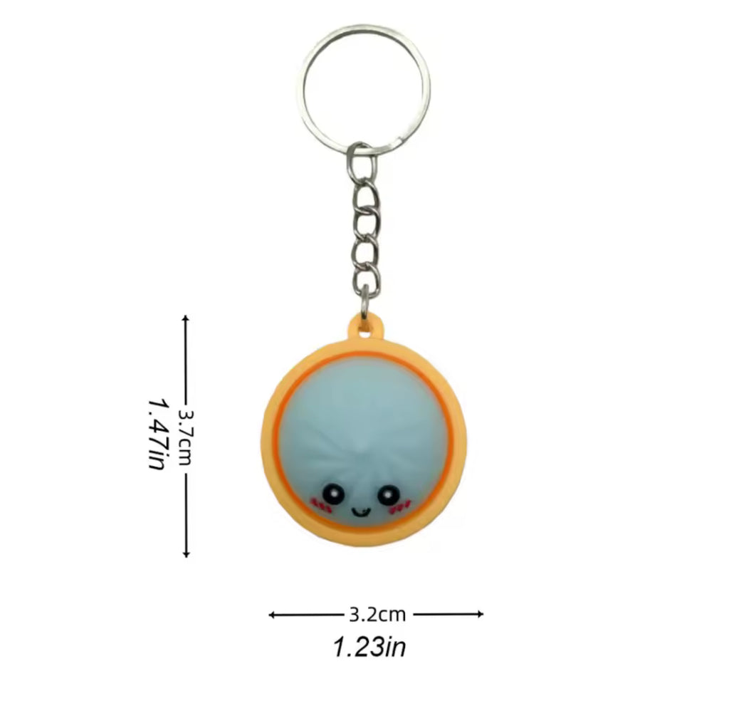 Dumpling Keyring – Cute Random-Colour Bag Charm