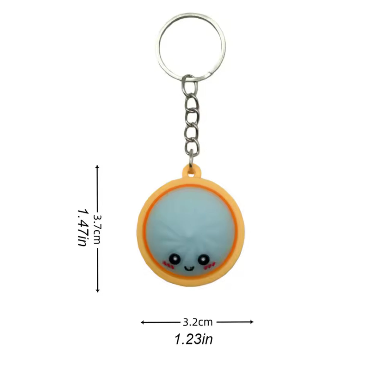 Dumpling Keyring – Cute Random-Colour Bag Charm