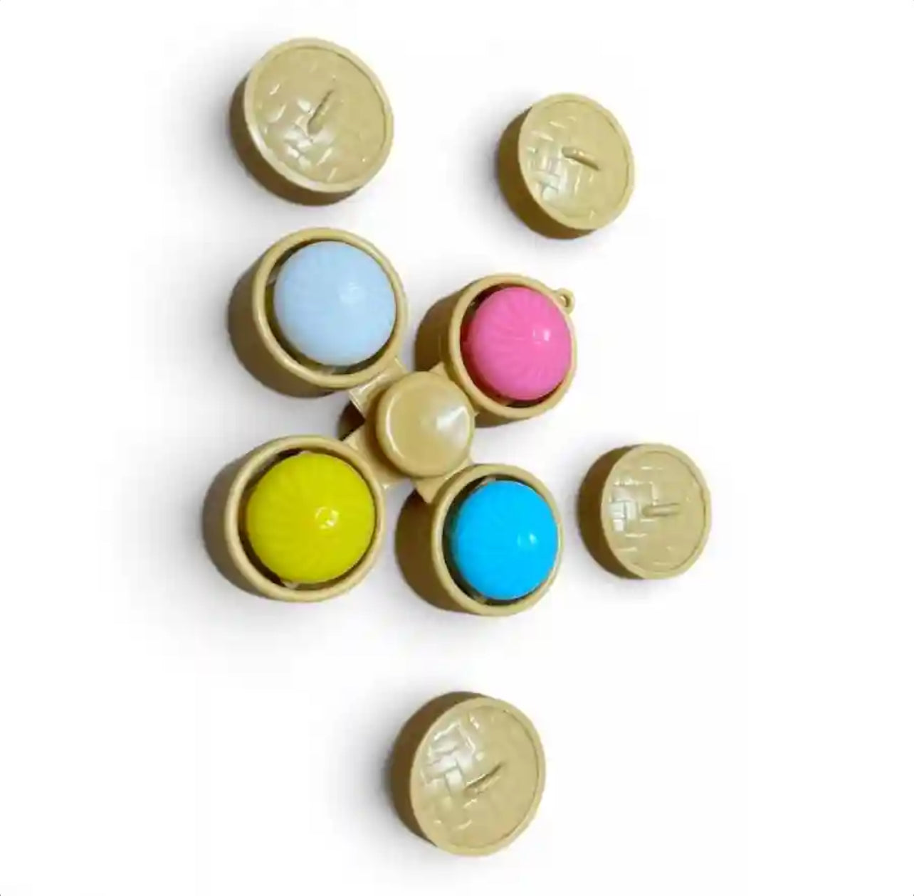 Dumpling Spinner Fidget Toy soft silicone pop and spin