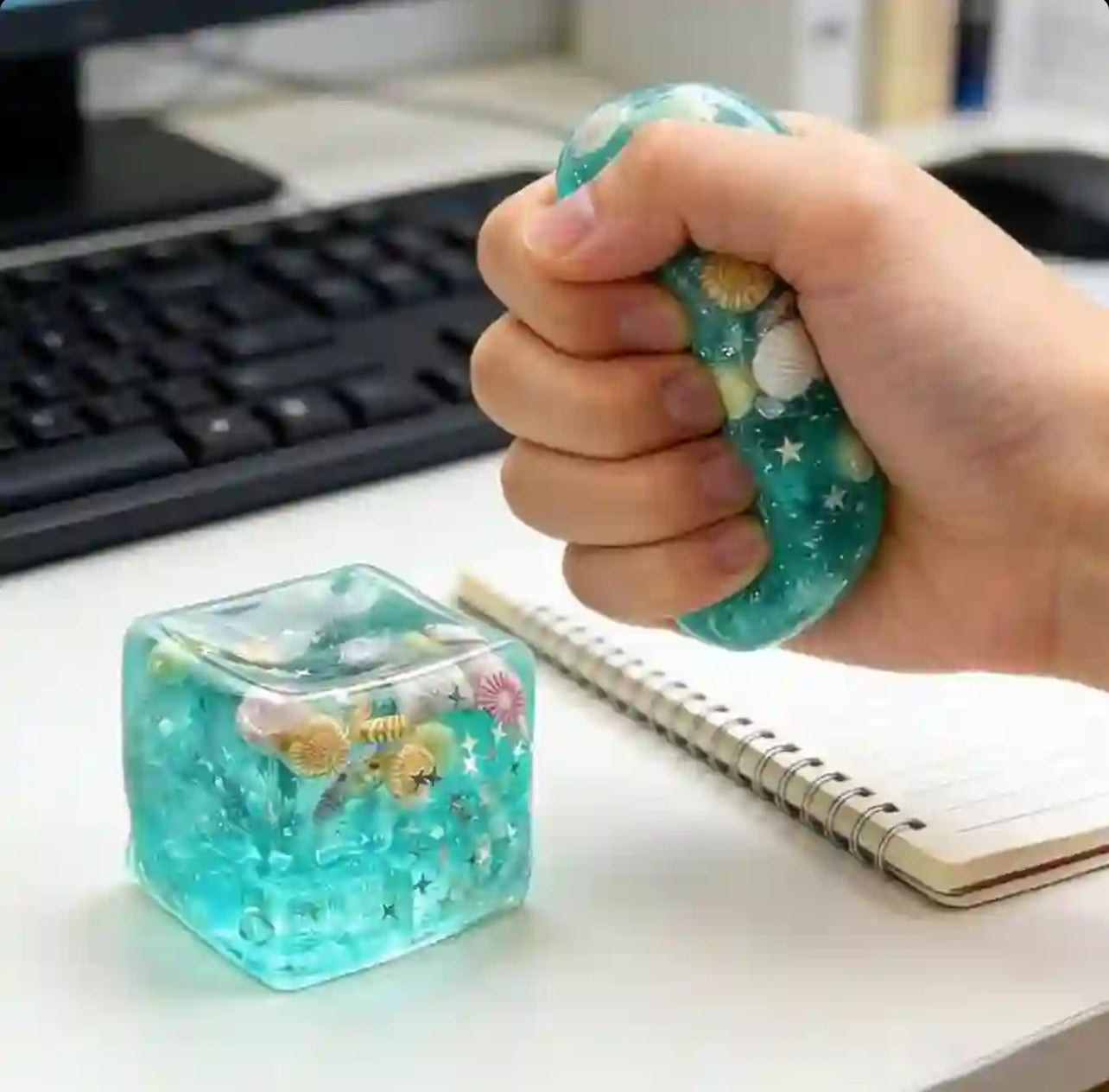 Ocean ice cube sea animal squishy