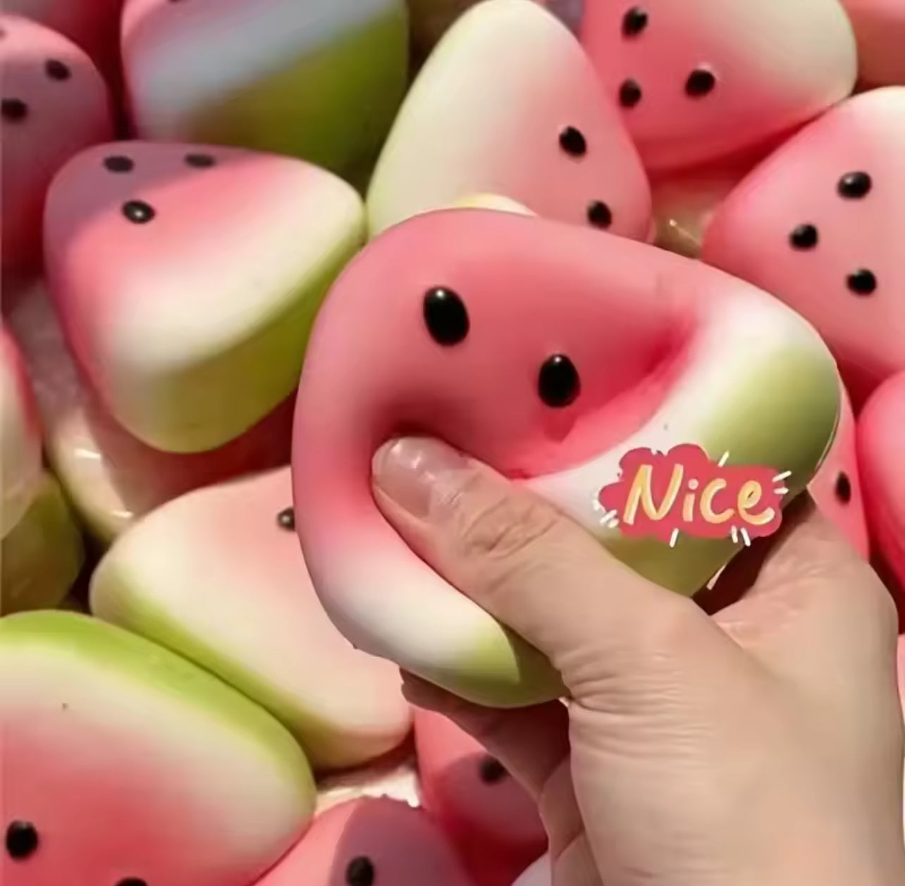 Mini Watermelon Squishy cute fruit squeeze toy