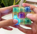 9-Key LED Keyboard Fidget – Clicky RGB Sensory Toy