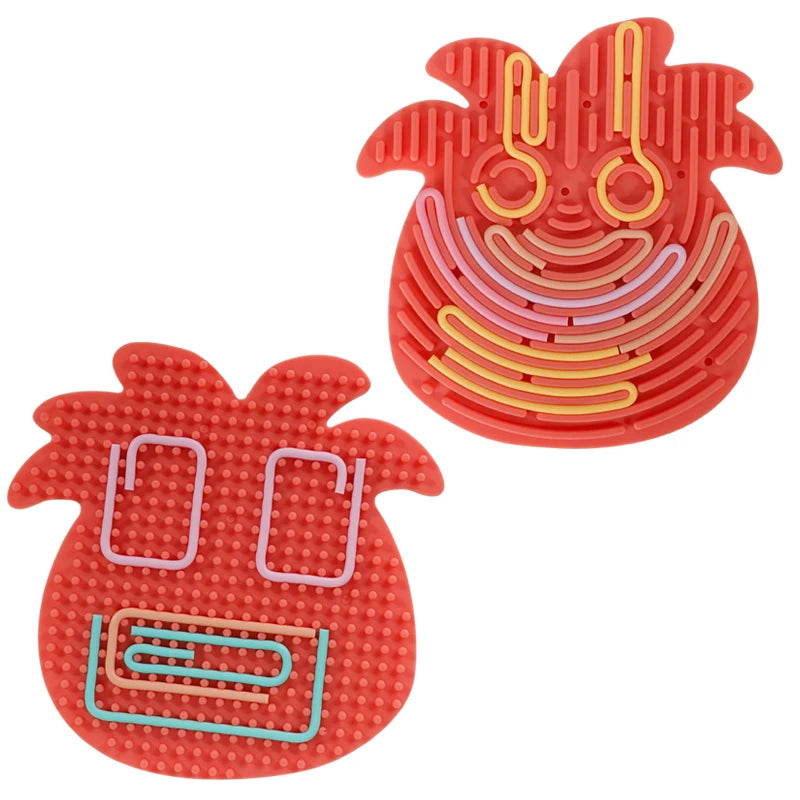 Textured Silicone Sensory Fidget Toys – Fruit & Animal Shapes