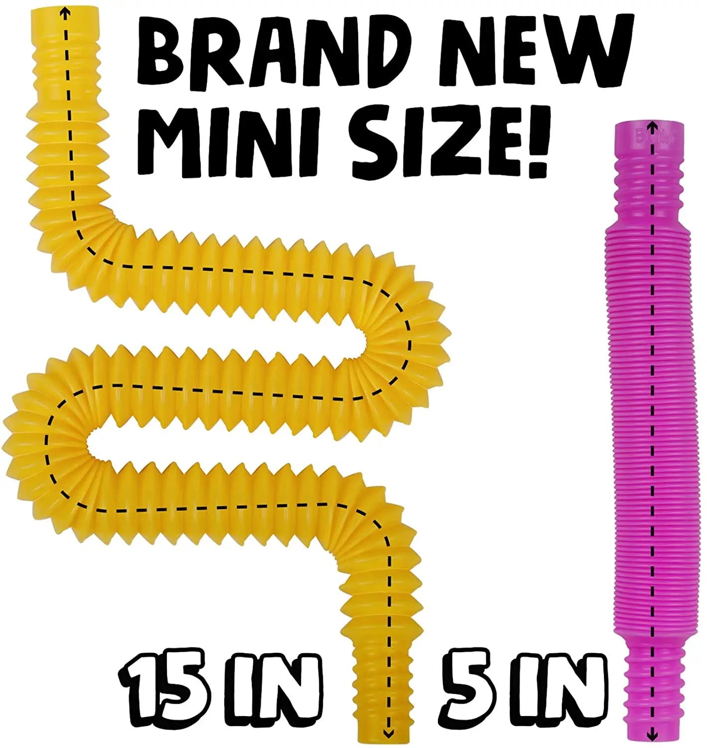 Mini Pop Tubes Sensory Fidget Toy 4 Pack