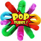 Mini Pop Tubes Sensory Fidget Toy 4 Pack