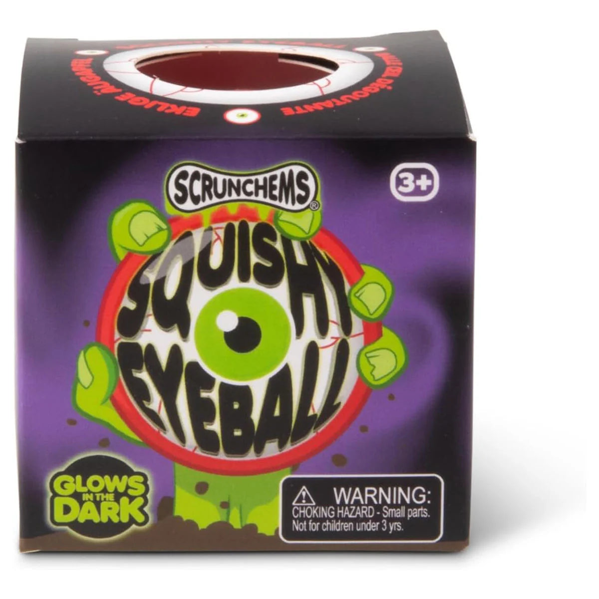 Scrunchems Squishy Eyeball – Glow in the Dark Halloween Fidget Toy