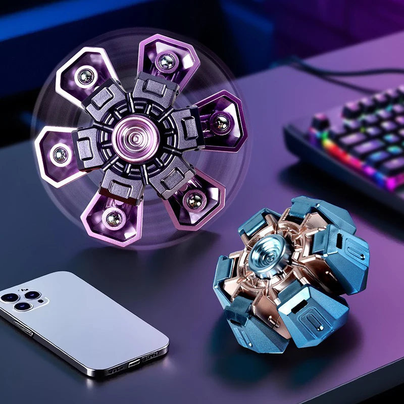 Transformable Mecha Fidget Spinner – Mechanical Desk Toy