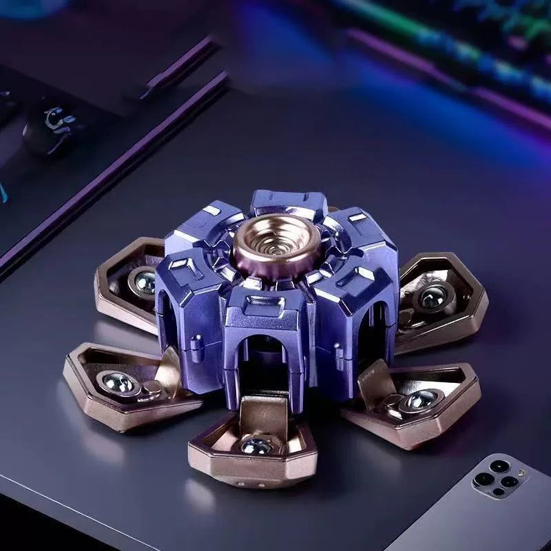 Transformable Mecha Fidget Spinner – Mechanical Desk Toy