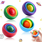 3D rotation ball fidget gyro sensory toy