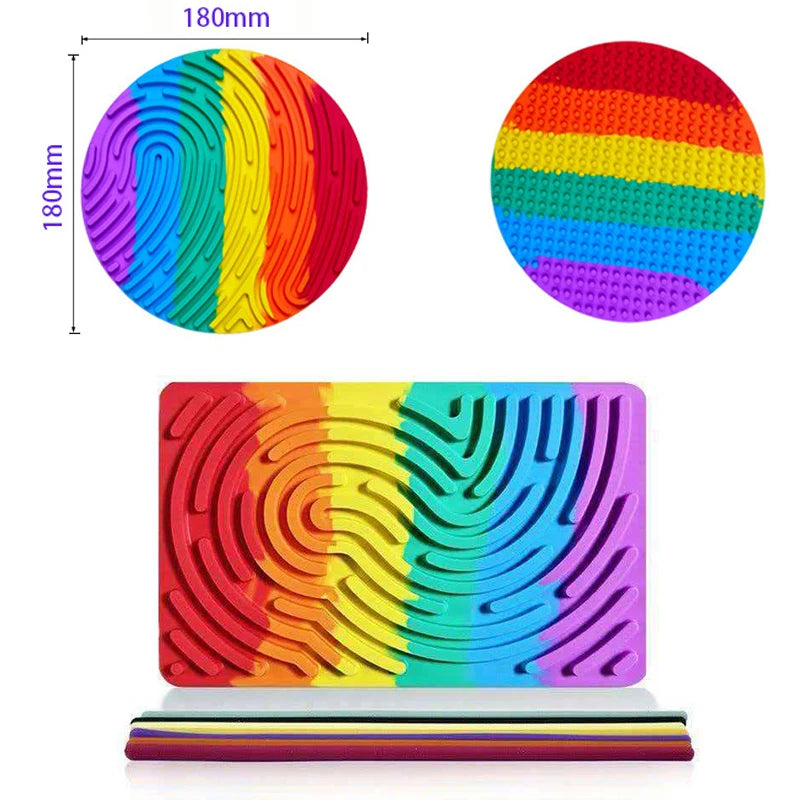 Silicone Sensory Fidget Activity Board