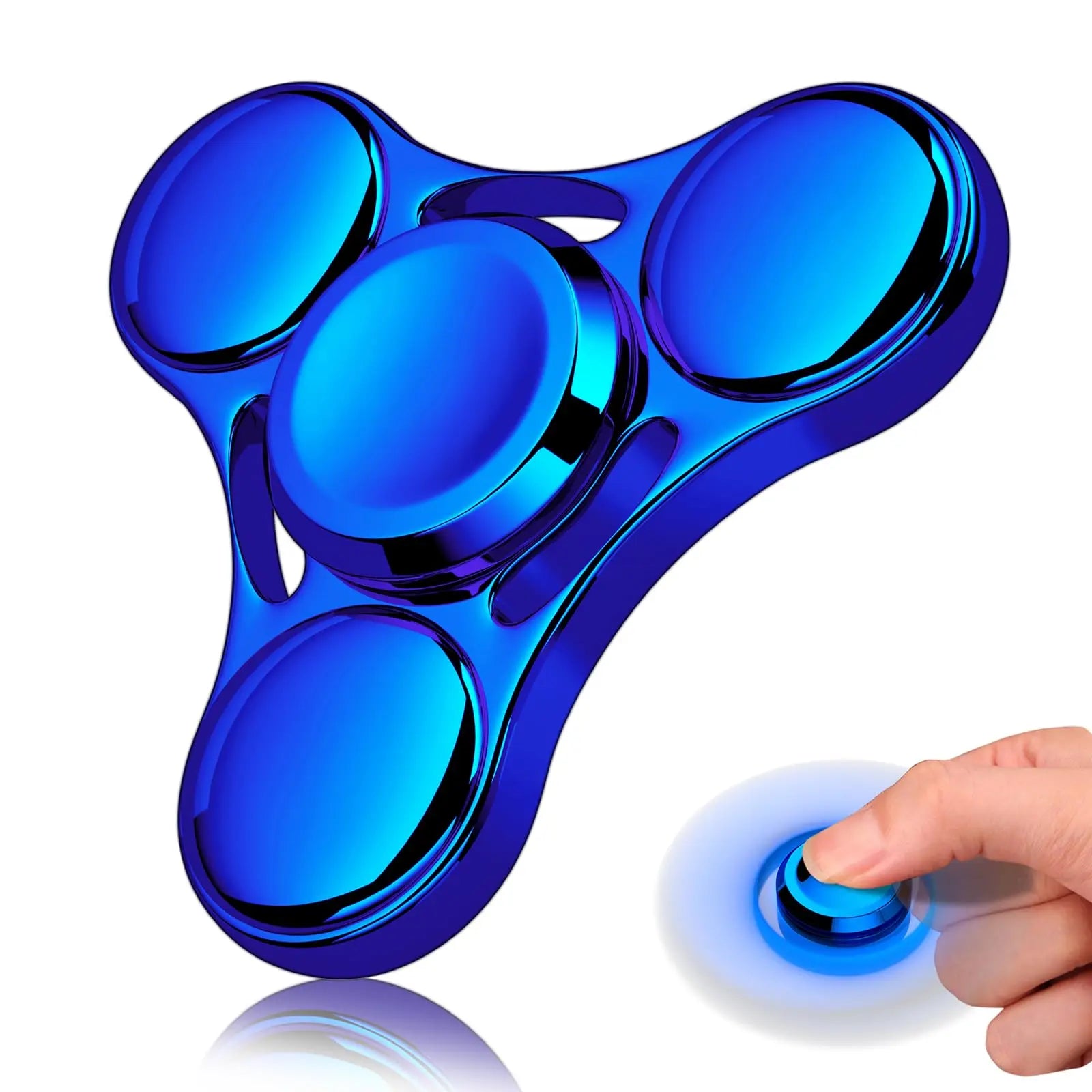 Rainbow Metal UFO Fidget Spinner – Desk & Hand Toy