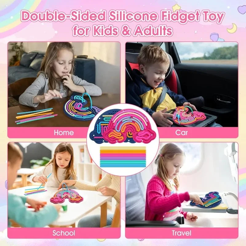 Silicone Sensory Activity Fidget Board