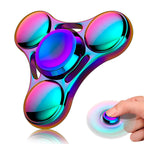 Rainbow Metal UFO Fidget Spinner – Desk & Hand Toy