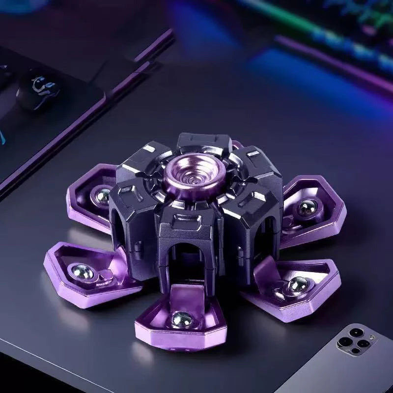 Transformable Mecha Fidget Spinner – Mechanical Desk Toy
