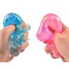 Glitter Gummy Bear Fidget – Squishy Stress Relief Toy