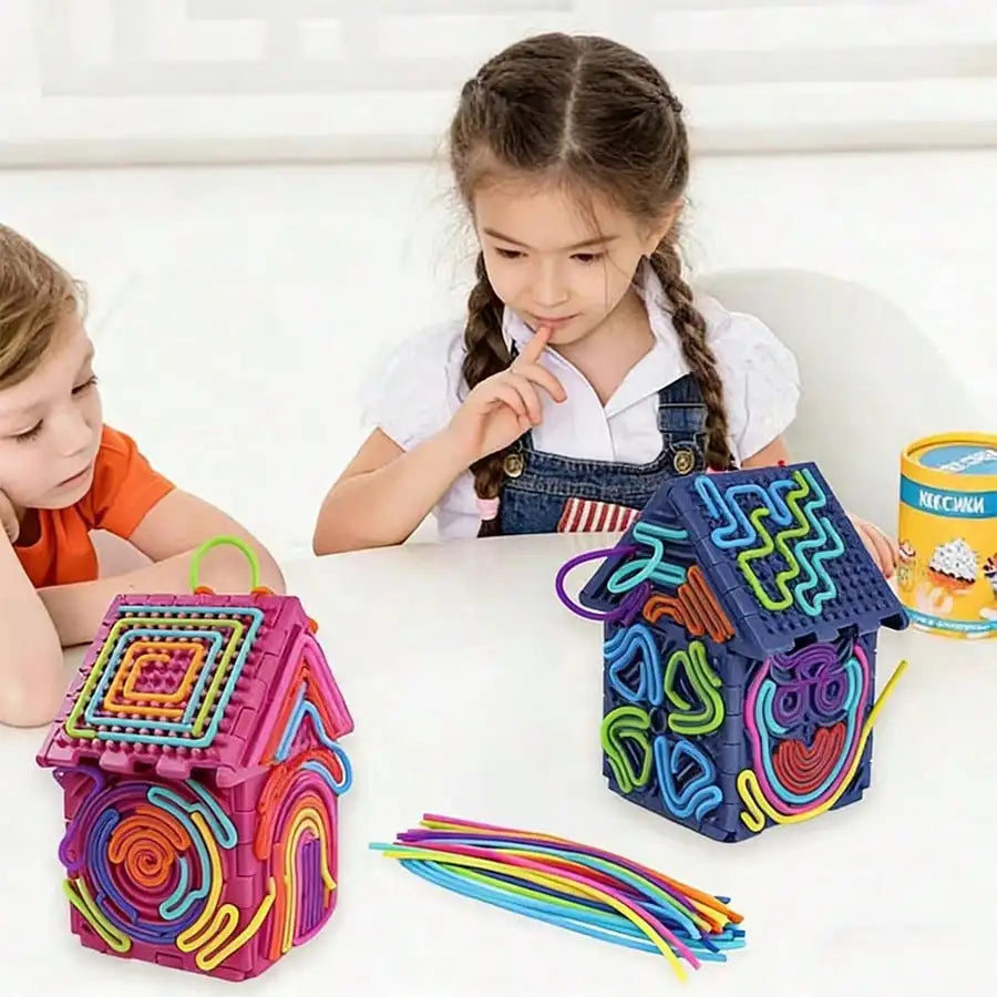 3D Silicone Sensory Activity Fidget Board