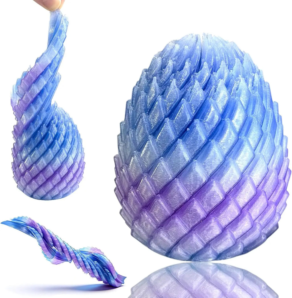 Twisty Fidget Egg – 3D Sensory Desk Toy