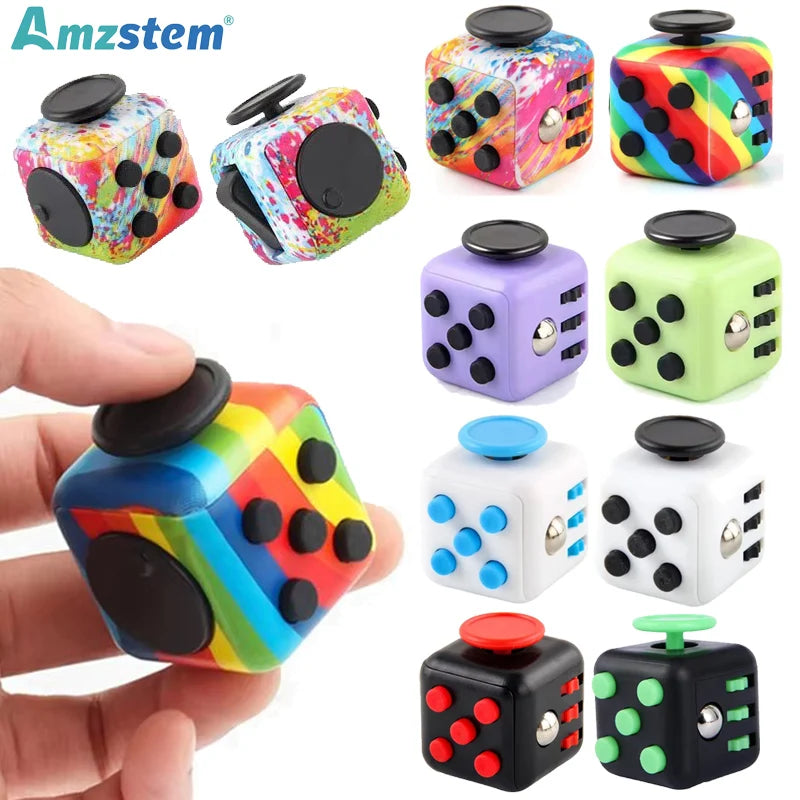 Multi-function fidget cube sensory hand toy