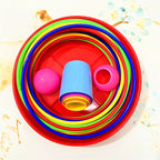 Kids Ring Toss & Stacking Tower Game