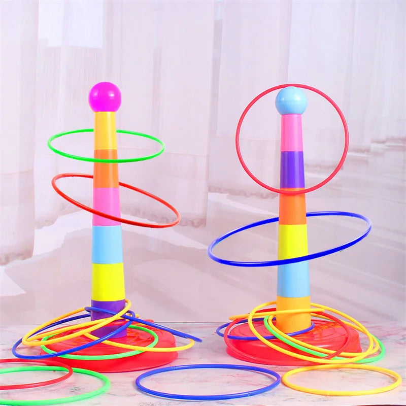 Kids Ring Toss & Stacking Tower Game