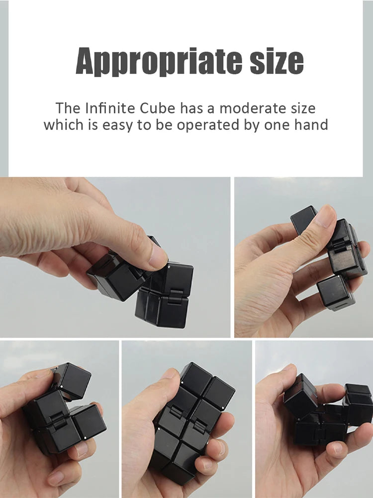 Infinity Cube Fidget – Compact Sensory Desk Toy