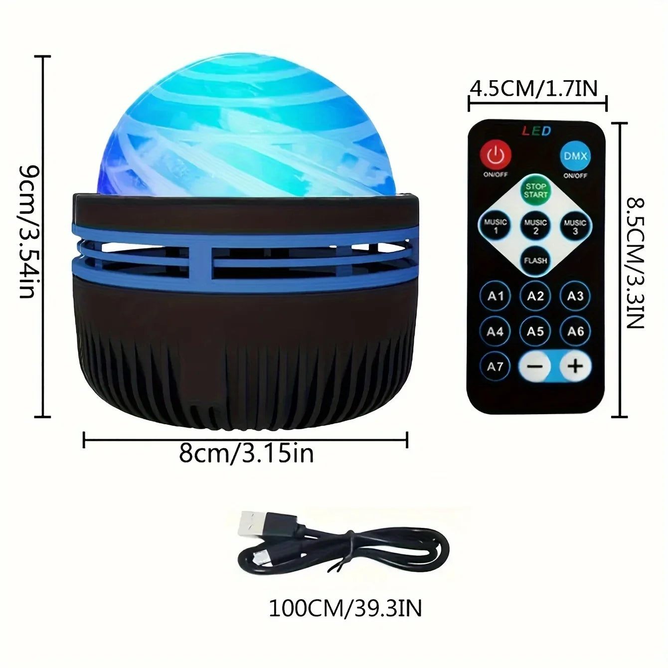 LED Starry Sky Projector – Aurora Night Light