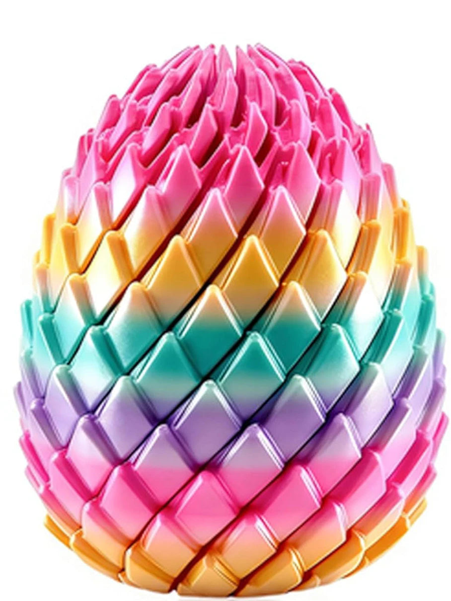 Twisty Fidget Egg – 3D Sensory Desk Toy