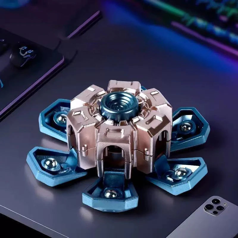 Transformable Mecha Fidget Spinner – Mechanical Desk Toy
