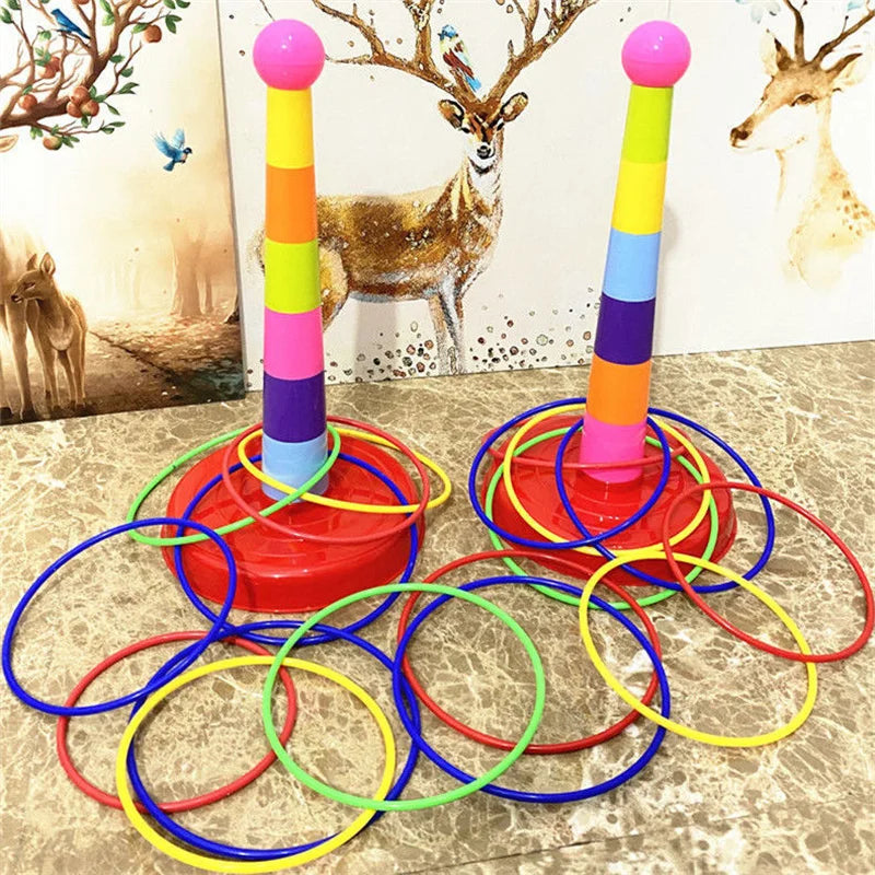 Kids Ring Toss & Stacking Tower Game