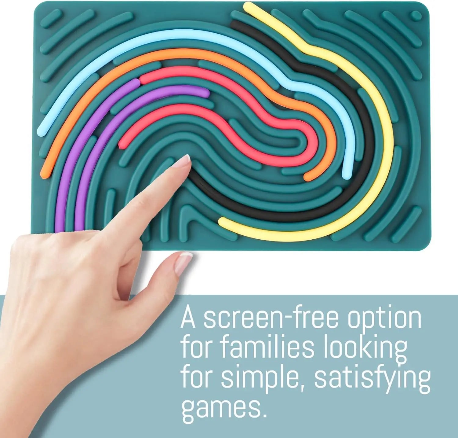 Sensory Activity Busy Board Double-Sided Fidget Toy