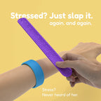 Textured Silicone Sensory Slap Bracelet – Fidget Toy & Stress Relief