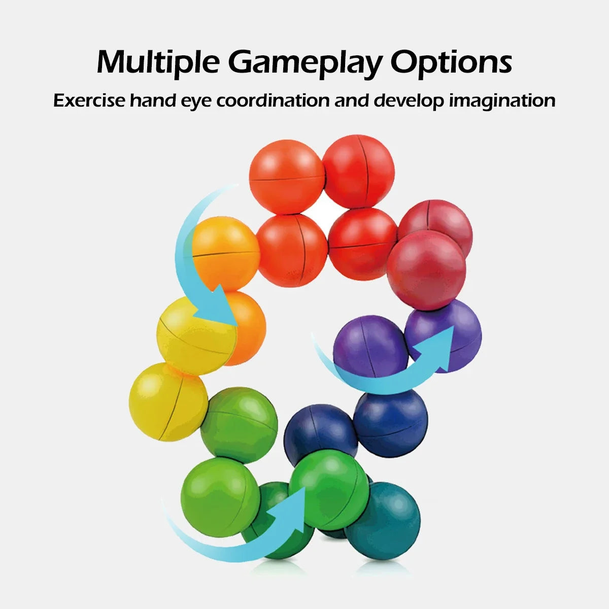 3D Rotating Sensory Ball – Fidget & Desk Toy