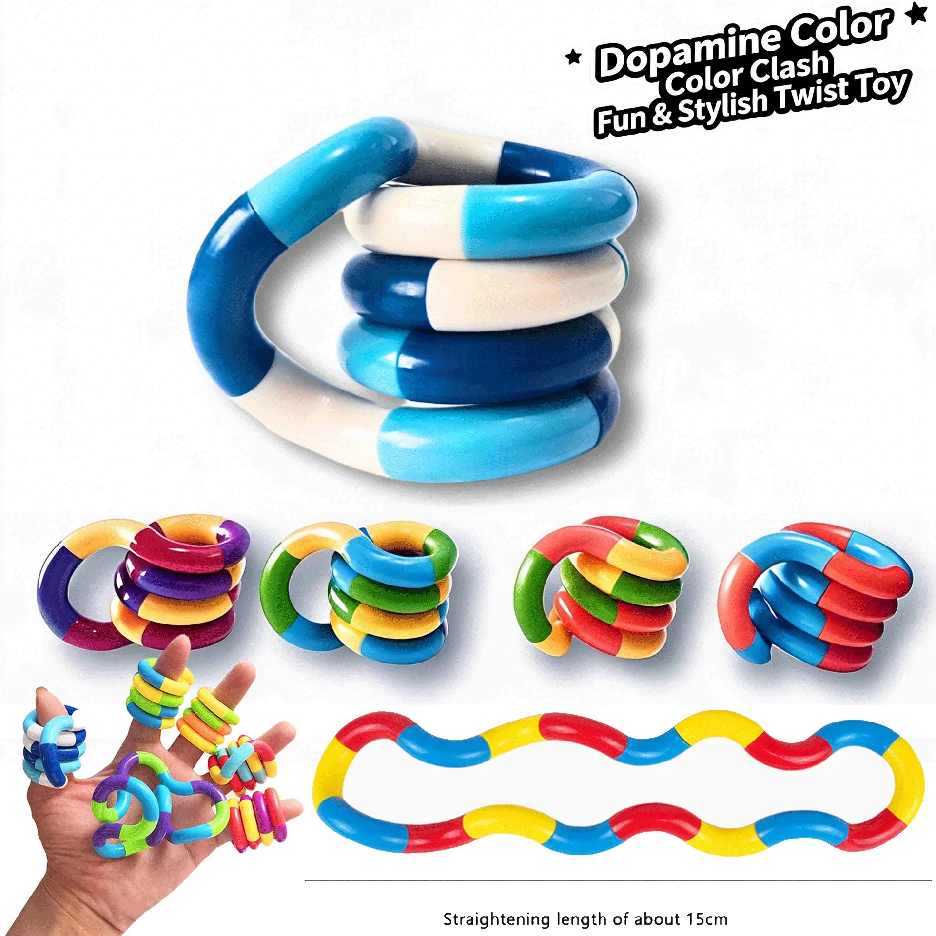 Tangle Fidget Toy – Silicone Deformation Sensory Hand & Eye Coordination Toy