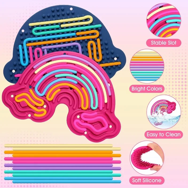 Silicone Sensory Activity Fidget Board