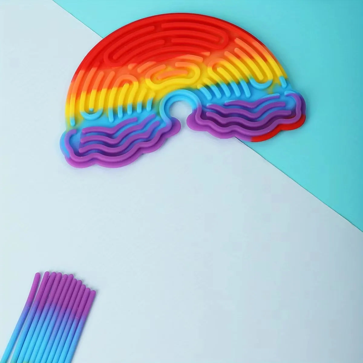 Sensory Activity Busy Board Double-Sided Fidget Toy