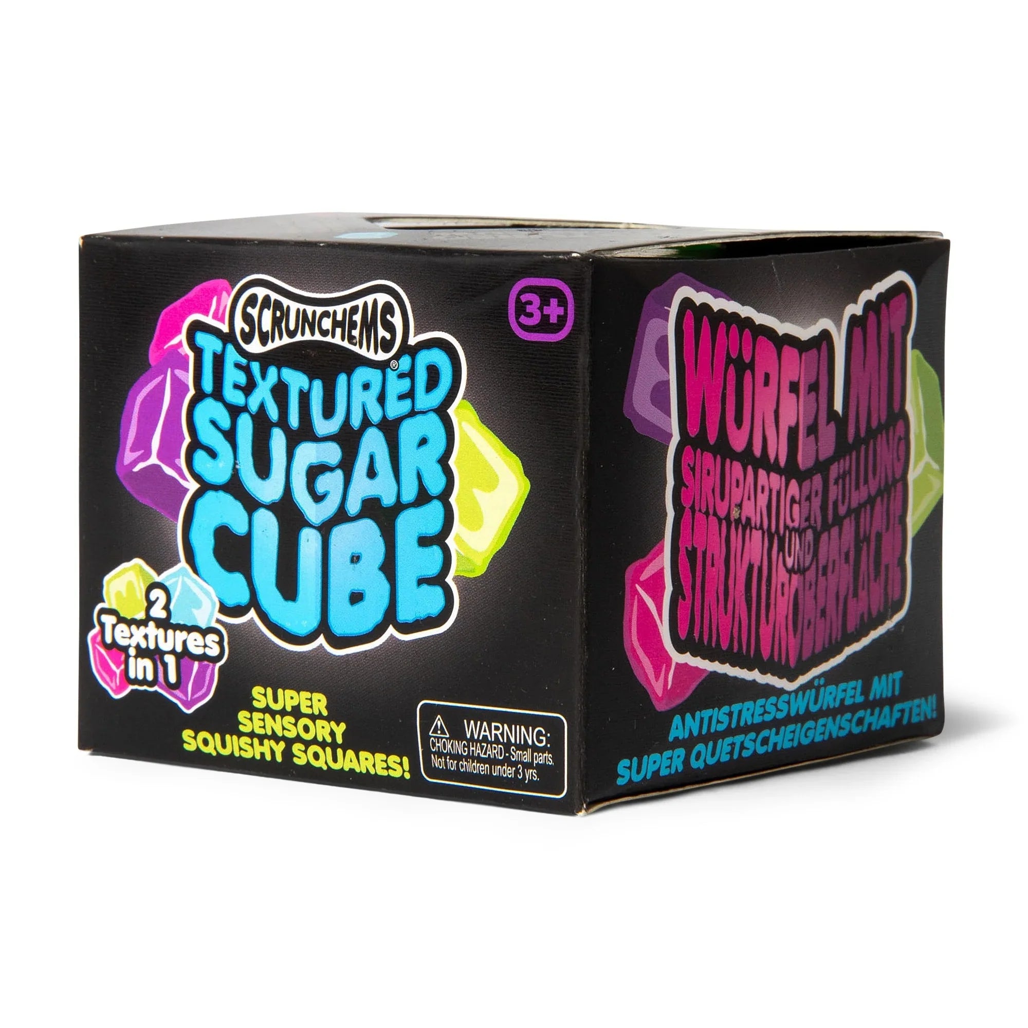Scrunchems Textured Sugar Maltose Cube squishy sensory fidget toy